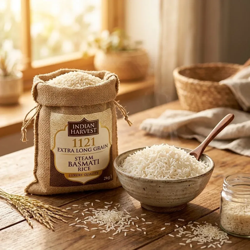 1121 Golden Sella Parboiled Basmati Rice